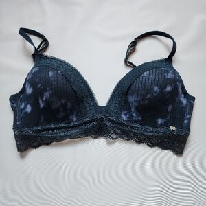 The Lucky Brand Tie Dye Lace Bralette Estimate Size 34B